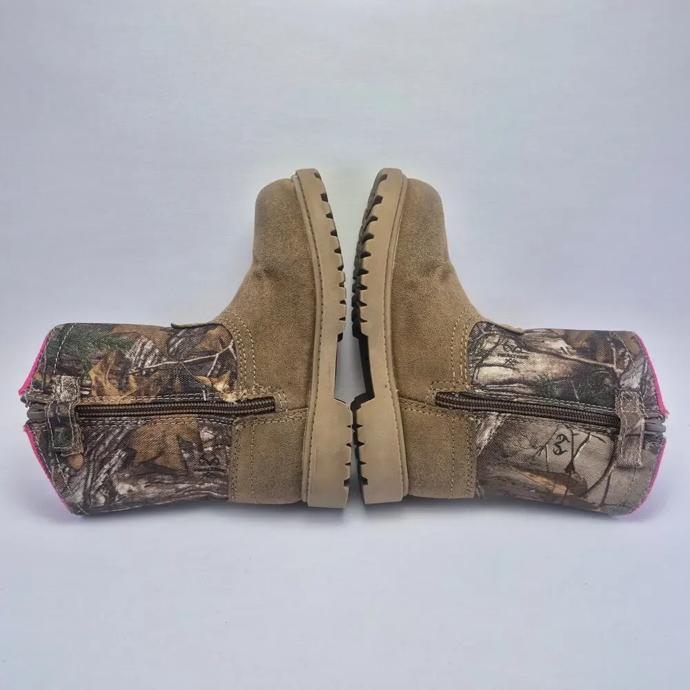 MAGELLAN Outdoors Girls Toddler Camo Pink Western Boots Girls Size 10D